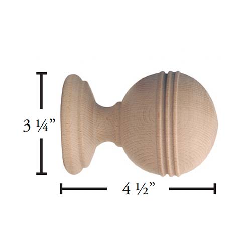 Austria Ringed Ball Finial