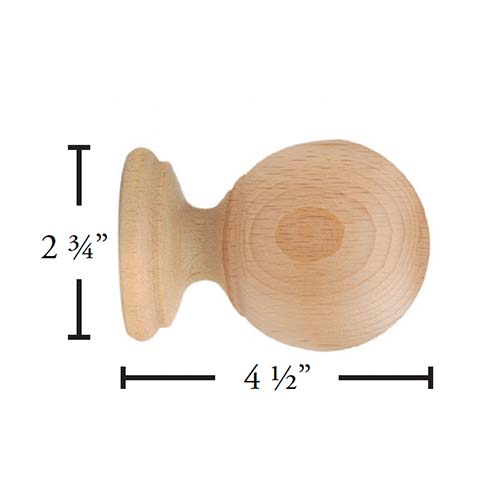 Austria Smooth Ball Finial