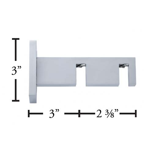 French Riviera Double Wall Bracket
